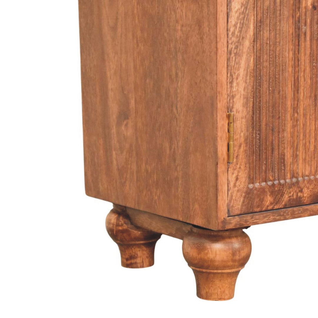 Buy farmhouse furniture Arco Groove Sideboard | Modern Farmhouse Buffet Cabinet with Grooved Doors & Storage - Modern Cottage Farmhouse Furniture
