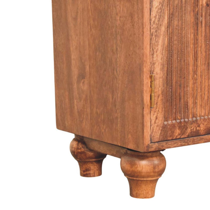 Buy farmhouse furniture Arco Groove Sideboard | Modern Farmhouse Buffet Cabinet with Grooved Doors & Storage - Modern Cottage Farmhouse Furniture