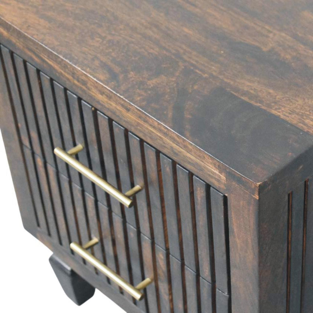 Buy farmhouse furniture Belmont 2 Real Wood Mediterranean Drawer Nightstand - Modern Cottage Farmhouse Furniture