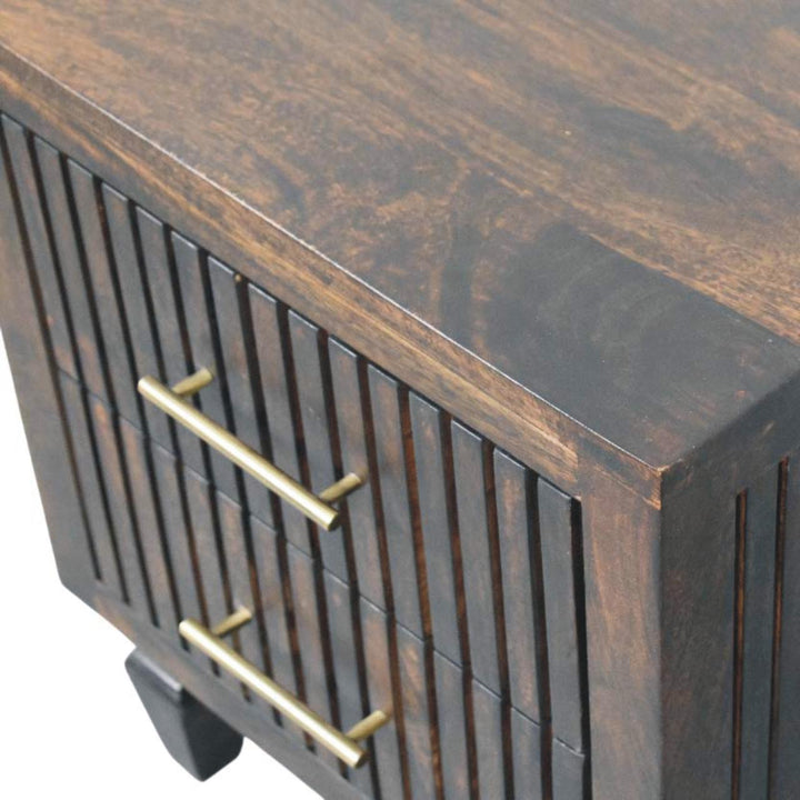 Buy farmhouse furniture Belmont 2 Real Wood Mediterranean Drawer Nightstand - Modern Cottage Farmhouse Furniture