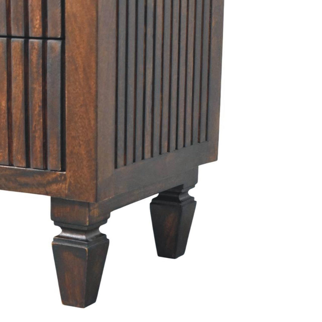 Buy farmhouse furniture Belmont 2 Real Wood Mediterranean Drawer Nightstand - Modern Cottage Farmhouse Furniture