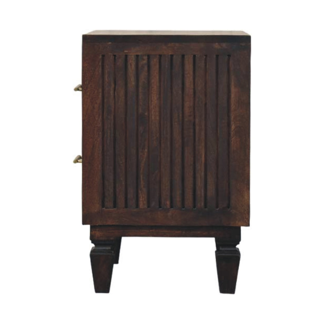 Buy farmhouse furniture Belmont 2 Real Wood Mediterranean Drawer Nightstand - Modern Cottage Farmhouse Furniture