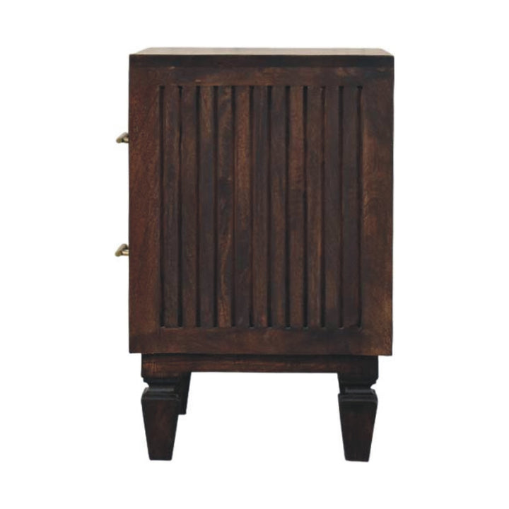 Buy farmhouse furniture Belmont 2 Real Wood Mediterranean Drawer Nightstand - Modern Cottage Farmhouse Furniture
