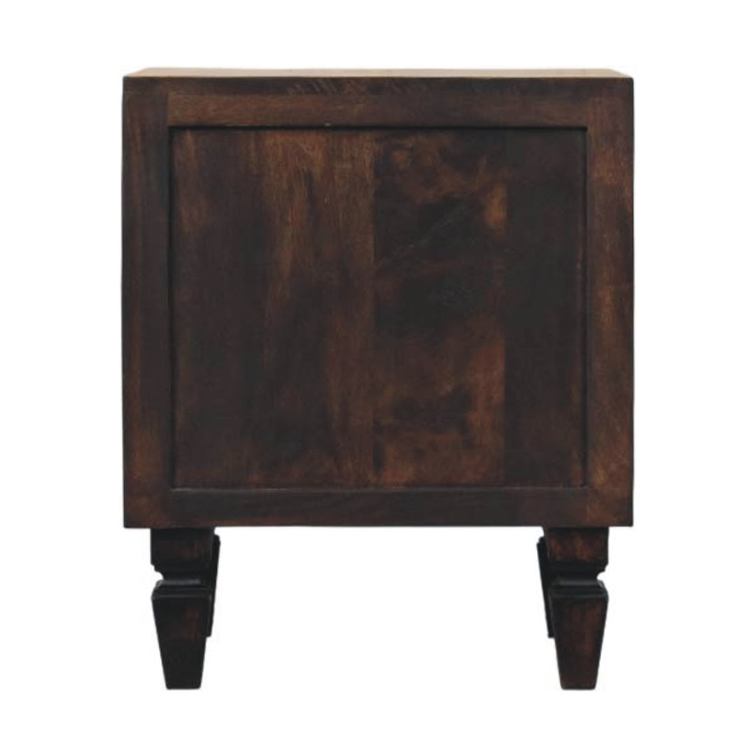 Buy farmhouse furniture Belmont 2 Real Wood Mediterranean Drawer Nightstand - Modern Cottage Farmhouse Furniture