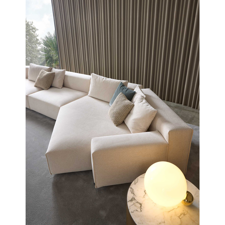 Buy farmhouse furniture Made in Itlay Mediterranean Luxury Vertical Seam Corner Sofa Couch - Modern Cottage Farmhouse Furniture