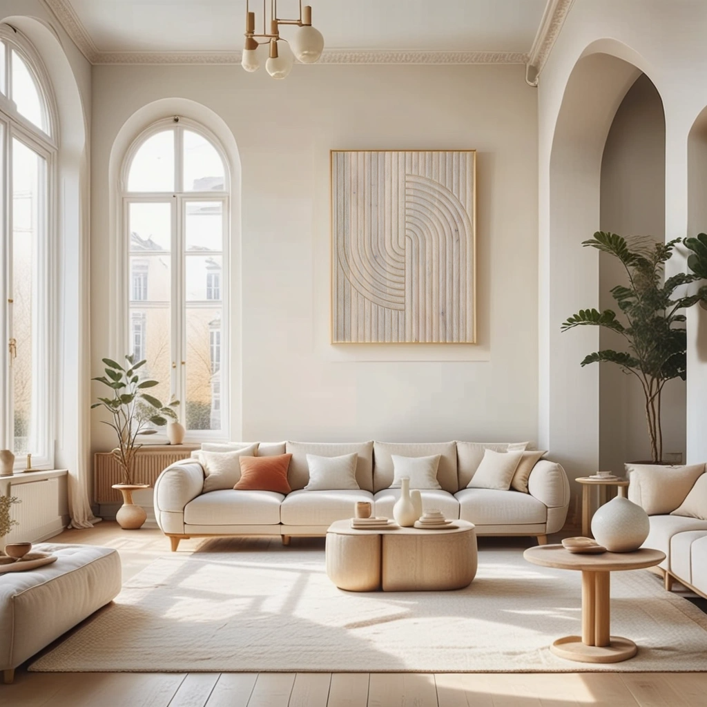 Boho Aesthetic Modern Contemporary Mid Century Carved Mango Wood Wall Art | Biophilic Design Airbnb Decor Furniture 