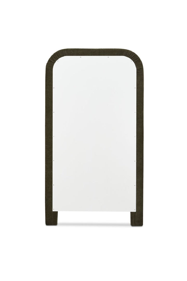 Buy farmhouse furniture Le Riu • Beige Large Modern Cottage Farmhouse Style Upholstered Floor Mirror - Modern Cottage Farmhouse Furniture