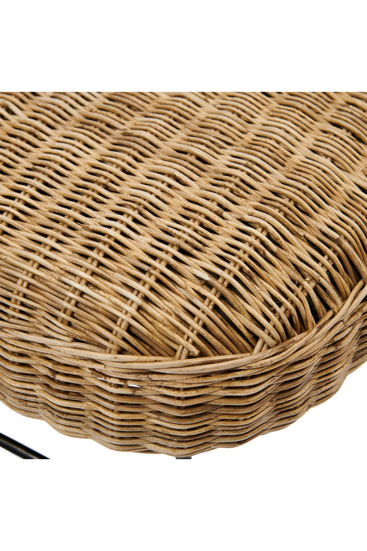 Rivièra | Modern Italian Mediterranean Rattan Dining Chair - Mediterranean Italian Contemporary Home Decor Furniture