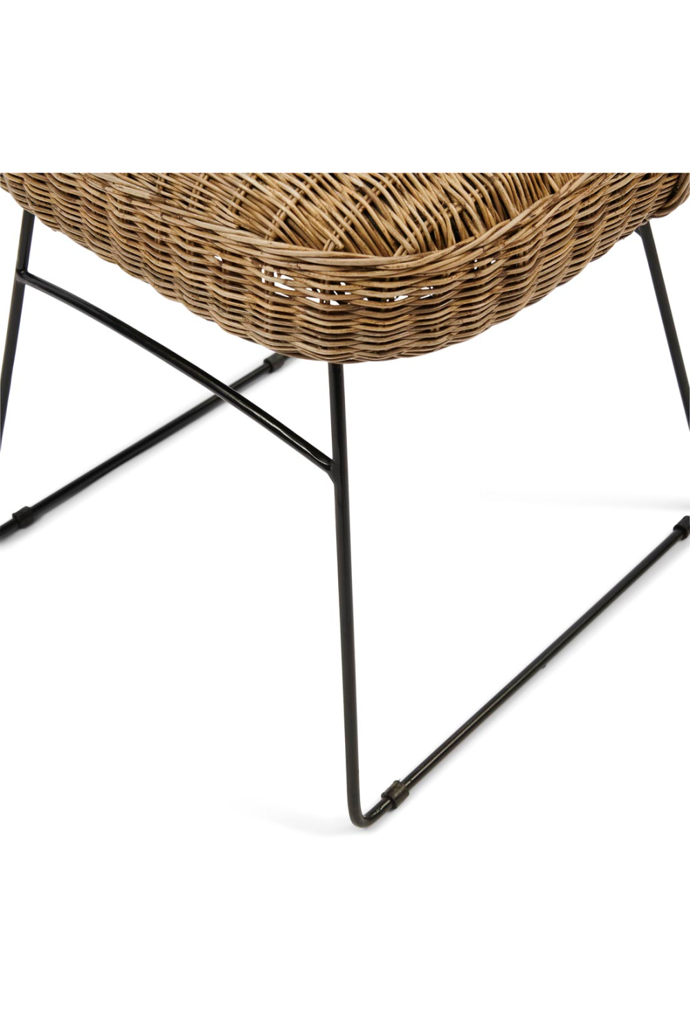Rivièra | Modern Italian Mediterranean Rattan Dining Chair - Mediterranean Italian Contemporary Home Decor Furniture