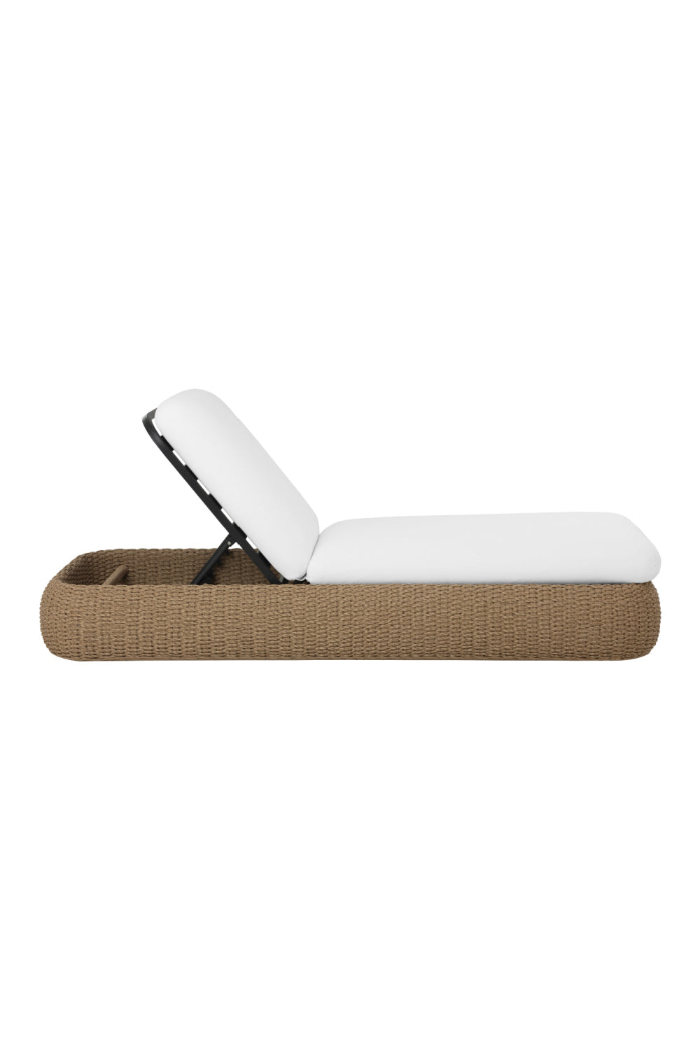 Buy farmhouse furniture Barcelona Airbnb Rental Decor Handcrafted Wicker Weave Indoor/Outdoor Lounger Chair - Modern Cottage Farmhouse Furniture