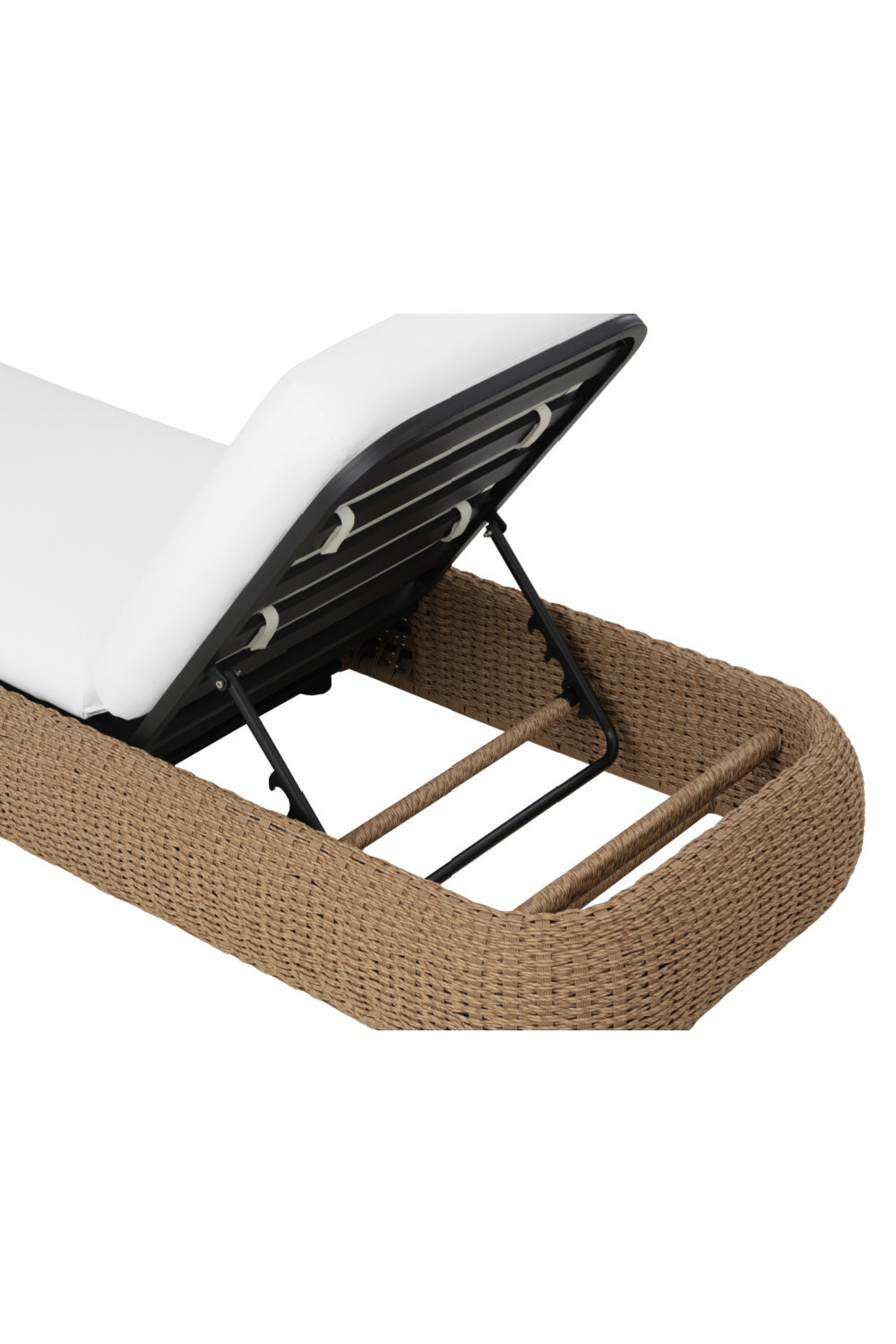 Buy farmhouse furniture Barcelona Airbnb Rental Decor Handcrafted Wicker Weave Indoor/Outdoor Lounger Chair - Modern Cottage Farmhouse Furniture