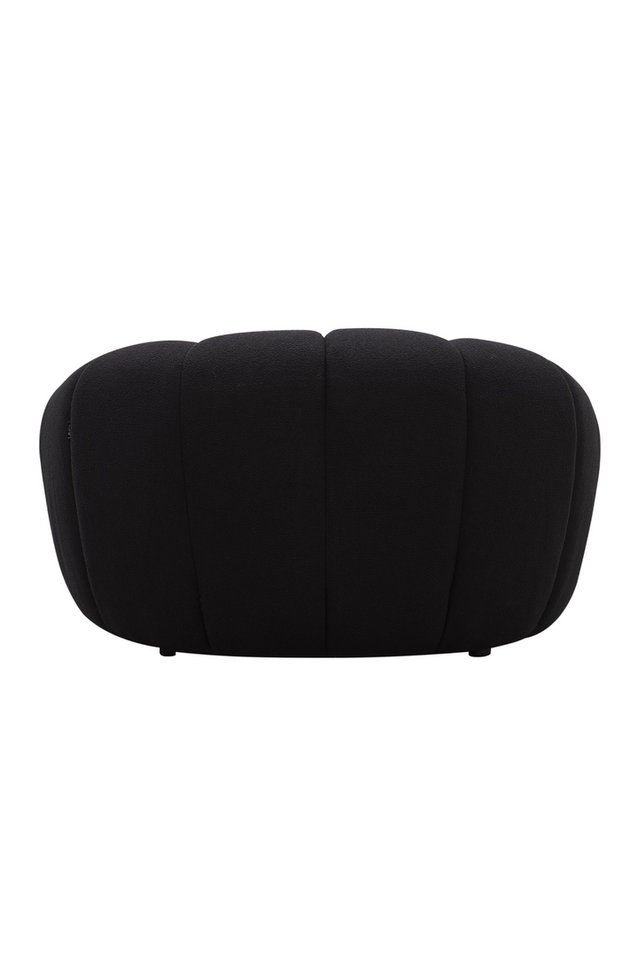 Le Lia • White Modern Italian Hexagonal-Tufted Lounge Contemporary Accent Chair - Mediterranean Italian Contemporary Home Decor Furniture