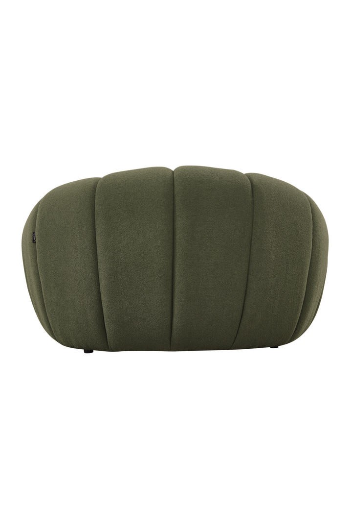 Le Lia • White Modern Italian Hexagonal-Tufted Lounge Contemporary Accent Chair - Mediterranean Italian Contemporary Home Decor Furniture