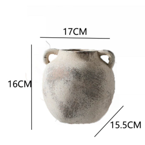 Buy farmhouse furniture Large Brisa Mediterranean Handmade Red Clay Pots - Modern Cottage Farmhouse Furniture