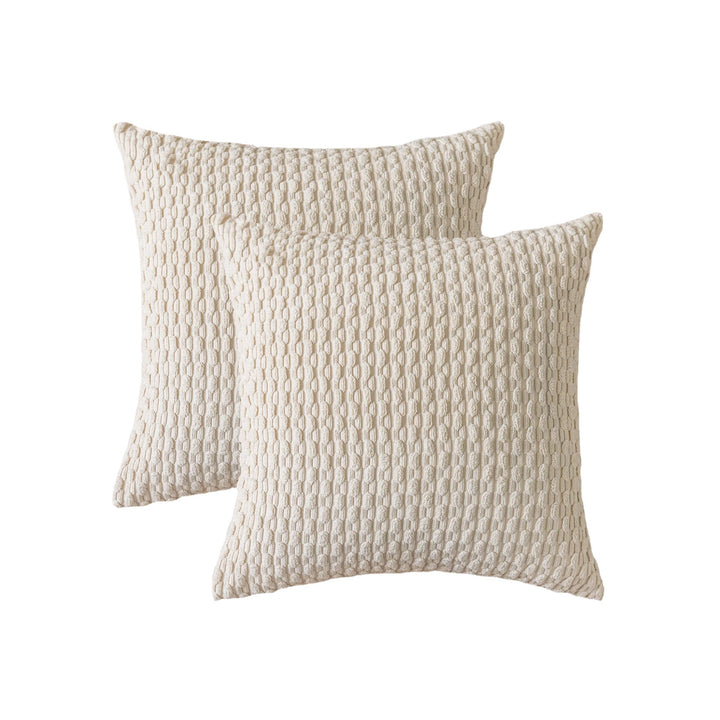 Buy farmhouse furniture Oatmeal Modern Mediterranean Farmhouse Pillow Covers - Modern Cottage Farmhouse Furniture