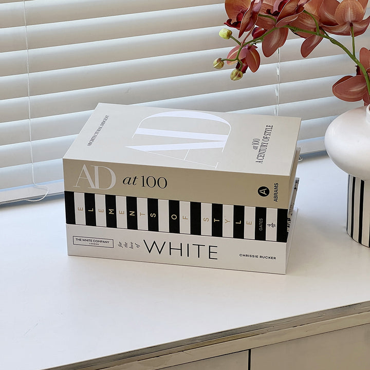 Mediterranean Modern Contemporary Artificial Table Book Decoration - Mediterranean Italian Contemporary Home Decor Furniture