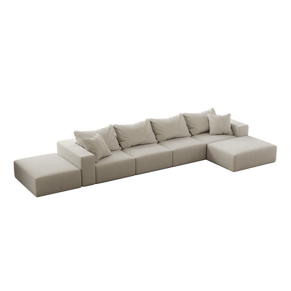 Buy farmhouse furniture The White Oak Meadow | Large Beige Modern Farmhouse Style Sofa Couch - Modern Cottage Farmhouse Furniture