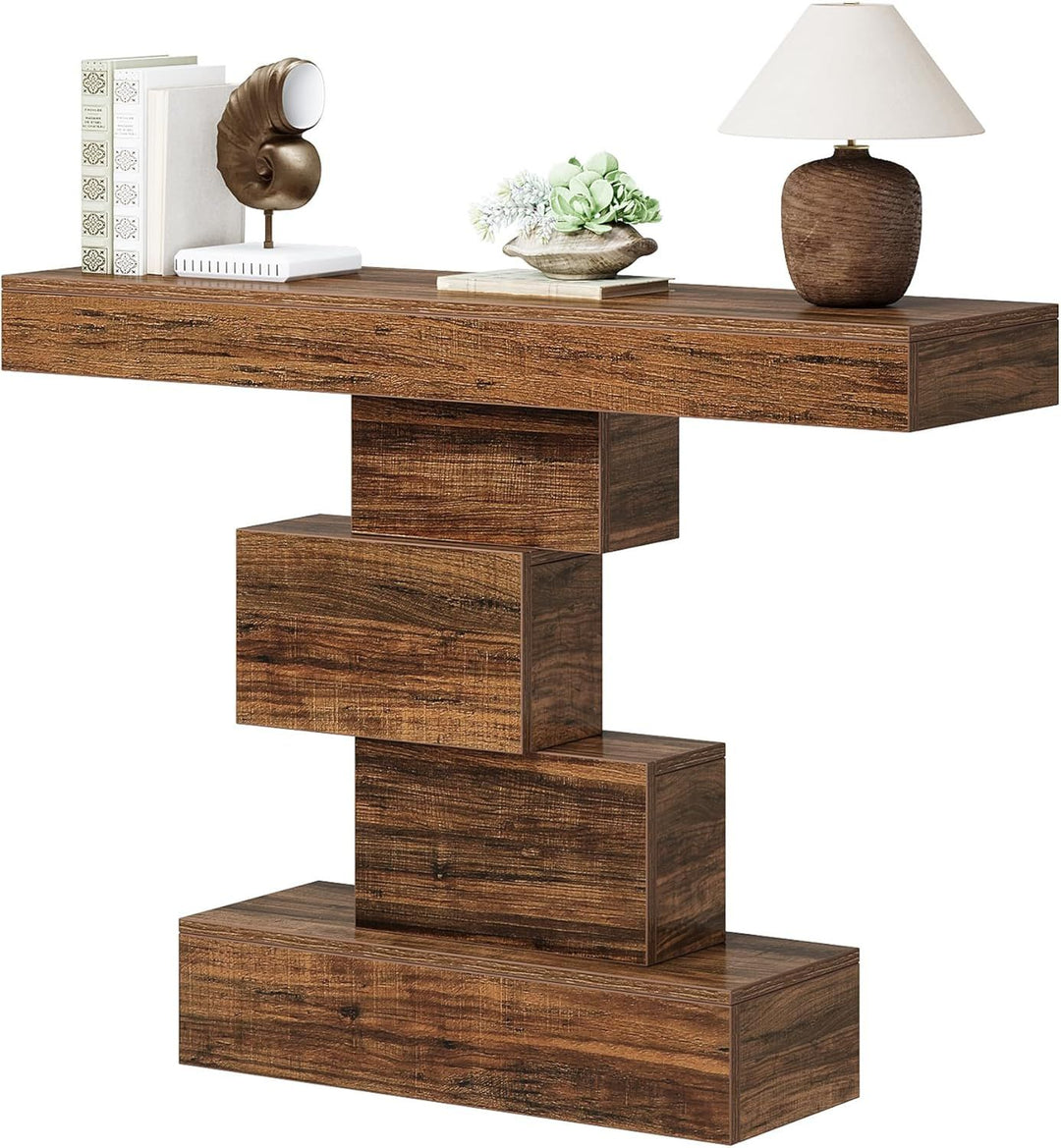 Buy farmhouse furniture La Mare Mediterranean Farmhouse Console Entryway Table - Modern Cottage Farmhouse Furniture