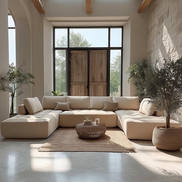 The Cielo Modular Combination U-shaped Upholstered Free Combination Sofa