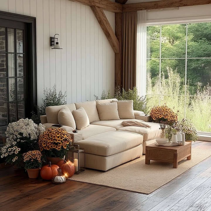 Buy farmhouse furniture Prairie • Modern American Cottage Farmhouse Style Modular Sofa Bed Set - Modern Cottage Farmhouse Furniture