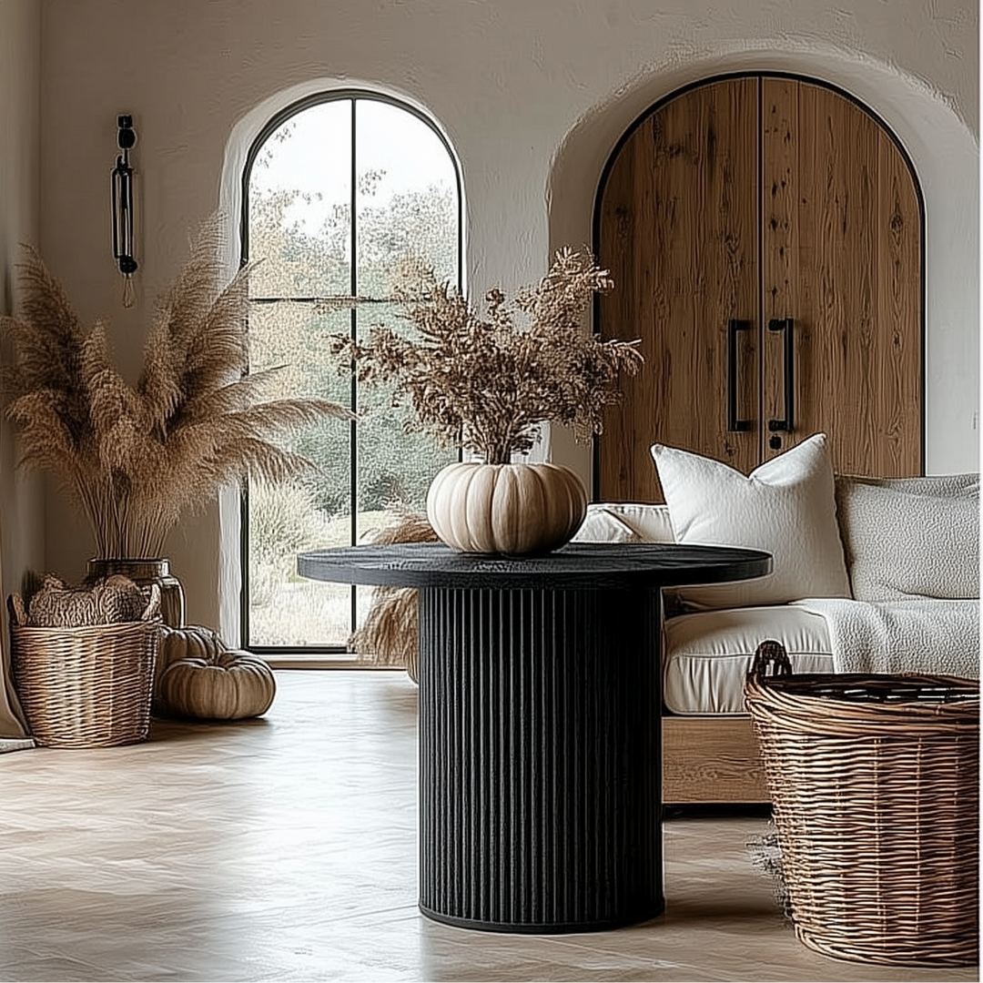 Buy farmhouse furniture Large Black Modern Cottage Farmhouse Style Dining Table - - Modern Cottage Farmhouse Furniture