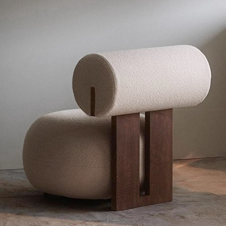 Le Aurelia | Modern Mediterranean Luxury Solid Wood Accent Chair - Mediterranean Italian Contemporary Home Decor Furniture