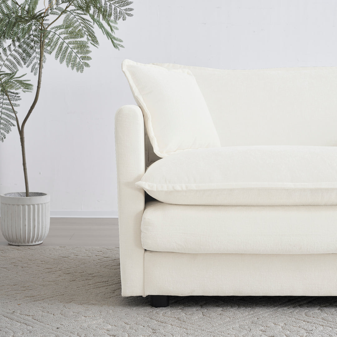 Buy farmhouse furniture Daisy | White Modern Farmhouse Cottage Sofa Sectional - Modern Cottage Farmhouse Furniture