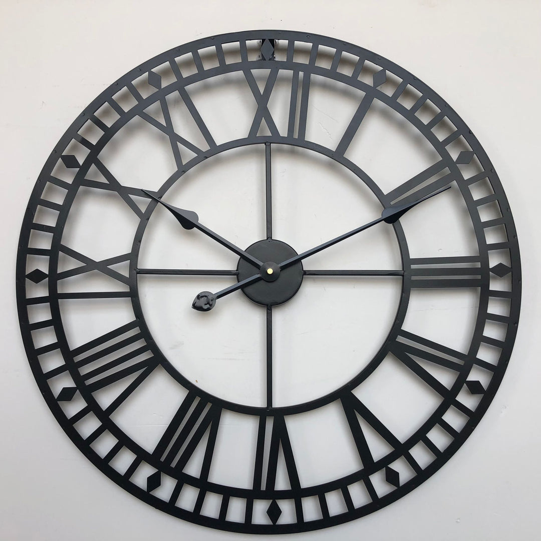 Buy farmhouse furniture Verona | Modern Luxury Iron Mediterranean Wall Clock - Modern Cottage Farmhouse Furniture