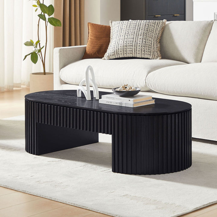 Buy farmhouse furniture Black Modern Mid Century Modern Coffee Table Unique Coffee Table - Modern Cottage Farmhouse Furniture