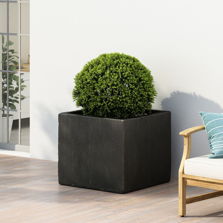 Buy farmhouse furniture Ella Modern Contemporary Mediterranean Farmhouse Brown Gray Planter Box - Modern Cottage Farmhouse Furniture