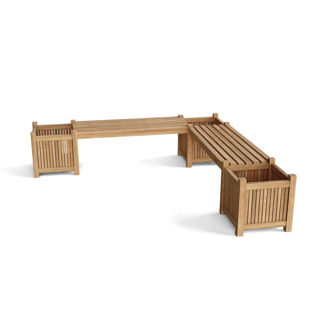 Buy farmhouse furniture Autumn Amber Acres | Round Real Wood Farmhouse Planter Bench - Modern Cottage Farmhouse Furniture