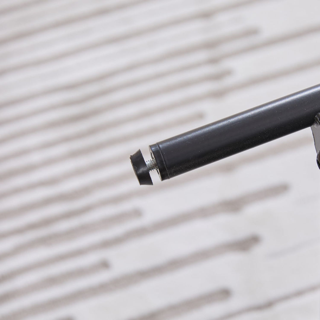 Buy farmhouse furniture Best Farmhouse Wide Upholstered Tufted Foot Rest with Black Metal Legs - Modern Cottage Farmhouse Furniture