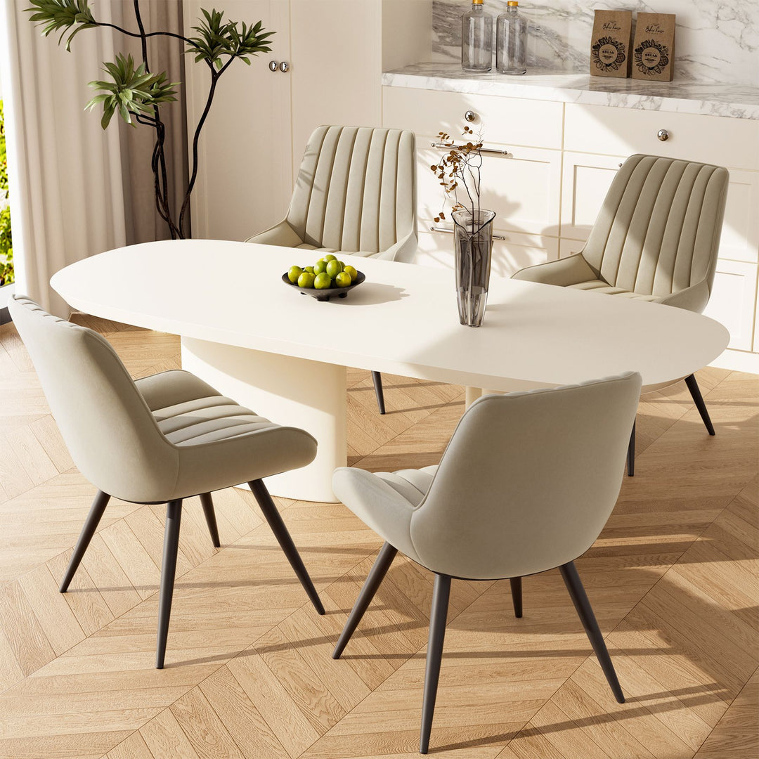 Buy farmhouse furniture Modern Farmhouse Beige Dining Set - Modern Cottage Farmhouse Furniture