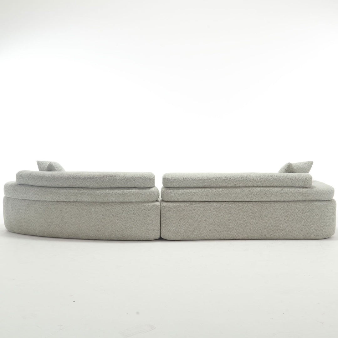 Buy farmhouse furniture Upholstered Curve Modern Minimalist Farmhouse Sofa Couch - Modern Cottage Farmhouse Furniture