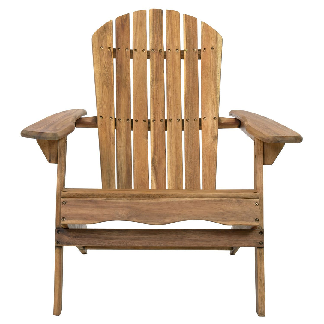 Buy farmhouse furniture Teak Wooden Outdoor Folding Adirondack Contemporary Accent Chair - Modern Cottage Farmhouse Furniture