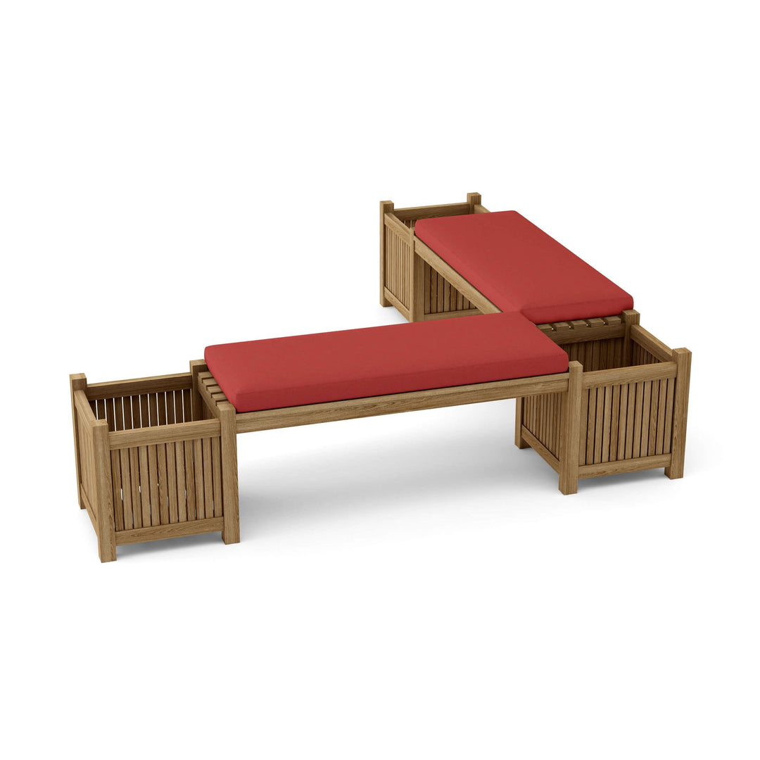 Buy farmhouse furniture Autumn Amber Acres | Round Real Wood Farmhouse Planter Bench - Modern Cottage Farmhouse Furniture