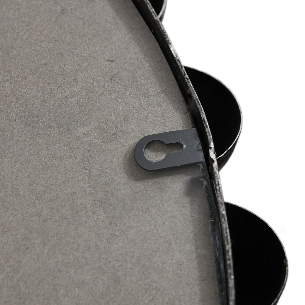 Buy farmhouse furniture Black Round Beaded Wall Mirror 27"D - Modern Cottage Farmhouse Furniture