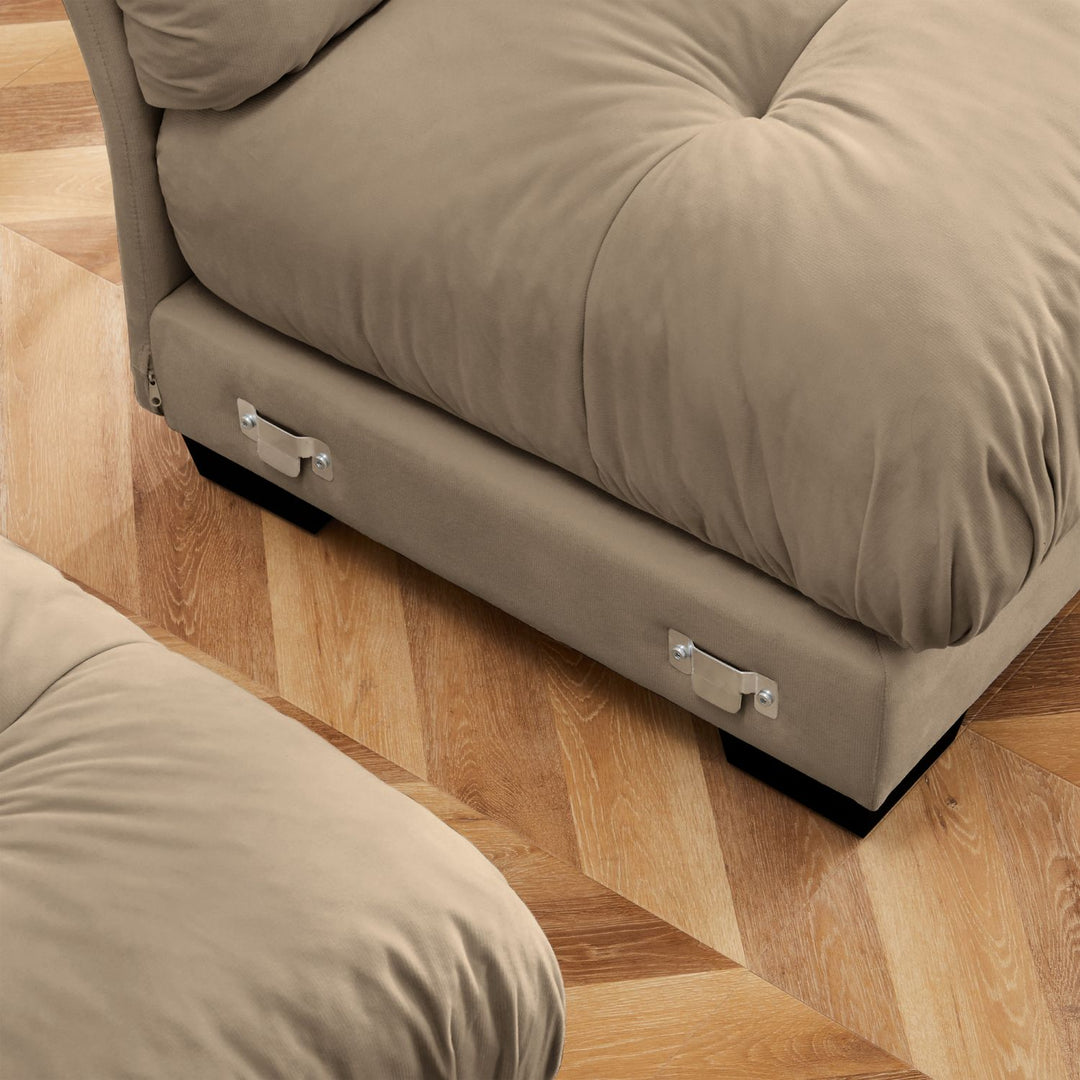 Buy farmhouse furniture Bone &amp; Beam • Brown Beige Modern Cottage American Farmhouse Style Sofa Couch - Modern Cottage Farmhouse Furniture