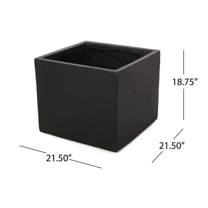 Buy farmhouse furniture Ella Modern Contemporary Mediterranean Farmhouse Brown Gray Planter Box - Modern Cottage Farmhouse Furniture