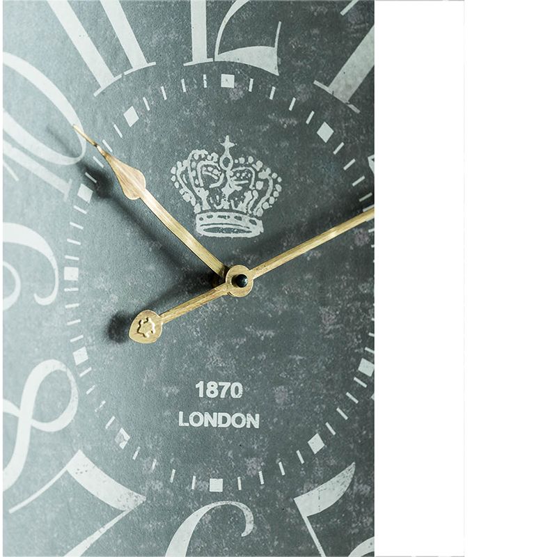 Buy farmhouse furniture Large Vintage French Farmhouse Rectangular Wall Clock - Modern Cottage Farmhouse Furniture