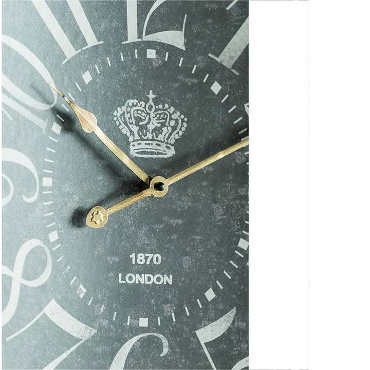 Buy farmhouse furniture Large Vintage French Farmhouse Rectangular Wall Clock - Modern Cottage Farmhouse Furniture