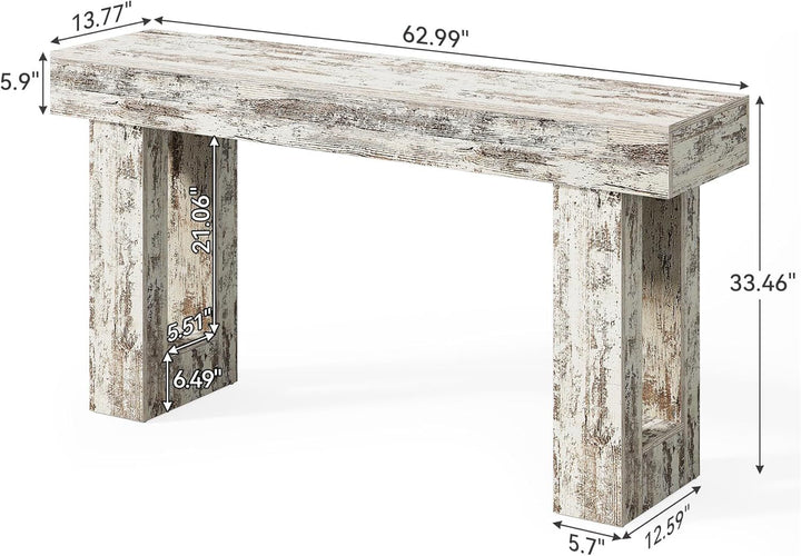 Buy farmhouse furniture Rustic Farmhouse Foyer Table Console - Modern Cottage Farmhouse Furniture