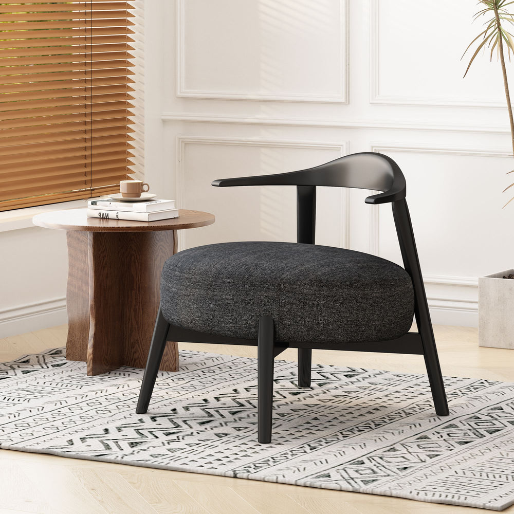 Buy farmhouse furniture Modern Dark Gray Contemporary Accent Chair - Modern Cottage Farmhouse Furniture