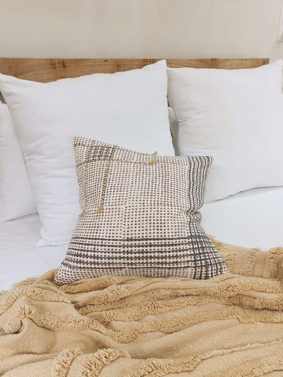 Buy farmhouse furniture Farmhouse Boho Pillow Cover Printed Pillow Cover Embroidery Pillow Cover Couch Pillow - Modern Cottage Farmhouse Furniture