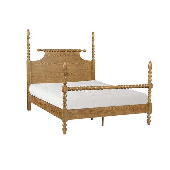 Buy farmhouse furniture The Lily Arce | Tradition Real Wood Farmhouse Queen Bed Frame - Modern Cottage Farmhouse Furniture