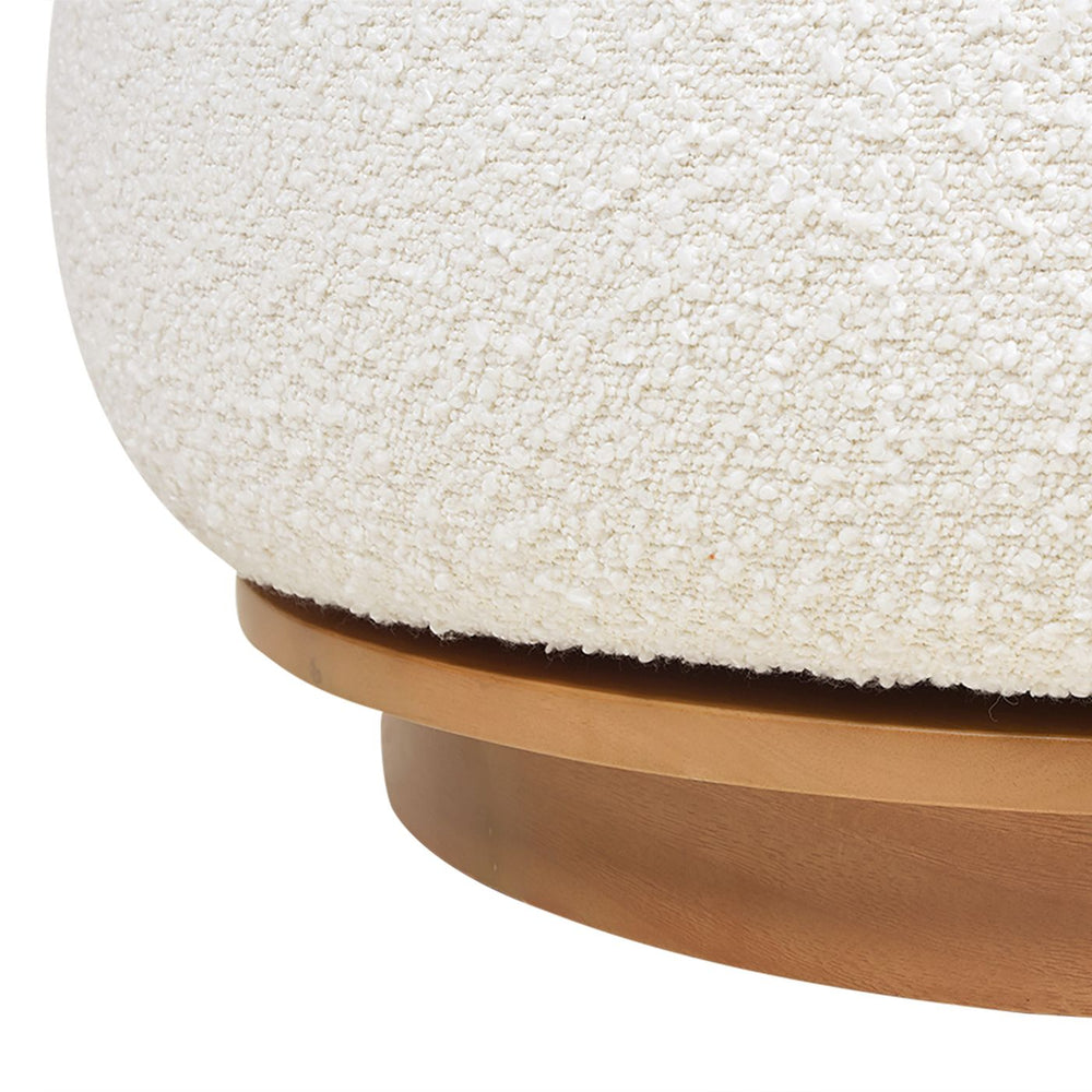 Buy farmhouse furniture Ivory Haven | White Modern Boucle Contemporary Accent Chair - Modern Cottage Farmhouse Furniture