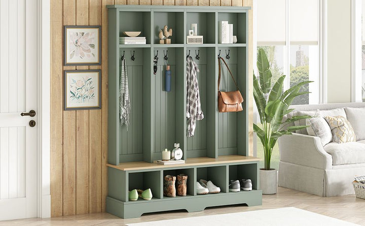 Buy farmhouse furniture Farmhouse Elegant Rustic Mudroom Entrance Entryway Bench - Modern Cottage Farmhouse Furniture