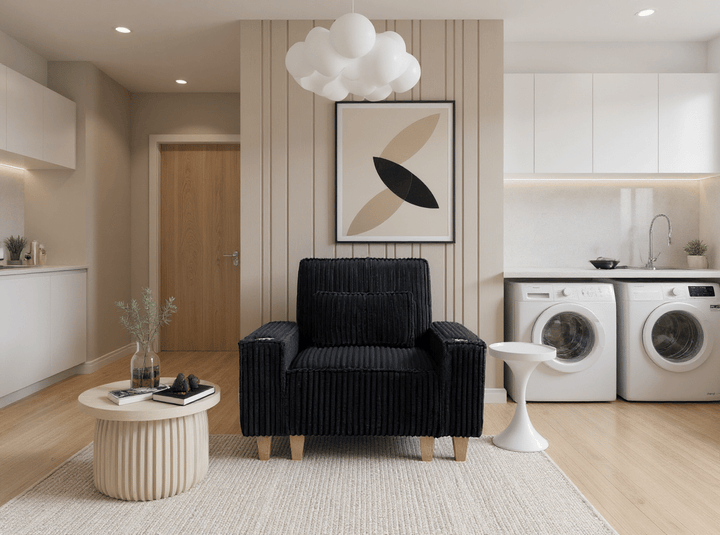 Buy farmhouse furniture Beige Modern Contemporary Cottage Accent Chair - Modern Cottage Farmhouse Furniture