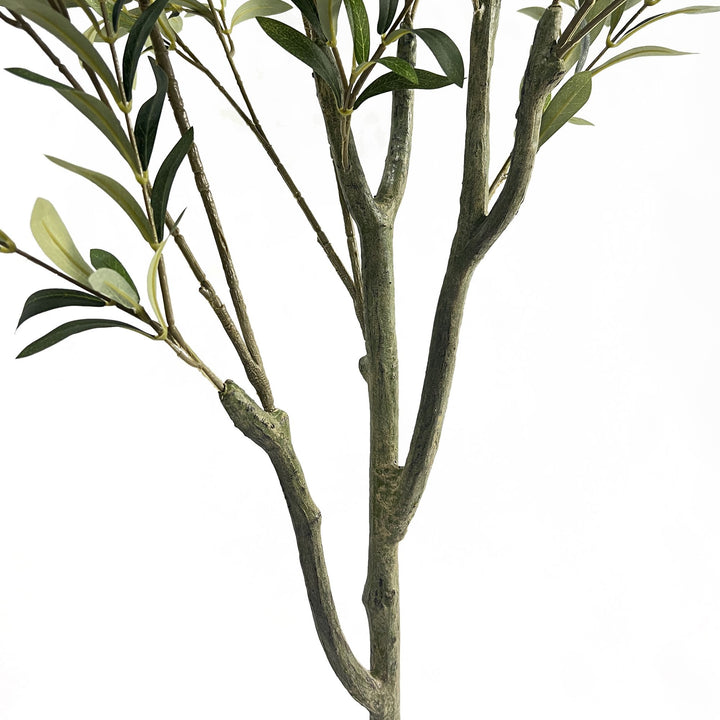 Buy farmhouse furniture 59 Inch Large Artificial Mediterranean Olive Tree, - Modern Cottage Farmhouse Furniture