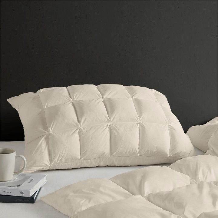 Buy farmhouse furniture Overfilled Pillow Protector Single Piece (King Size) - Modern Cottage Farmhouse Furniture